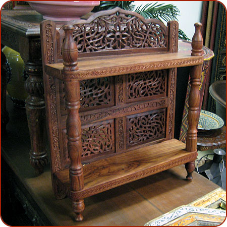 Carved Wall Shelf, Moroccan Furniture, Moroccan Decor