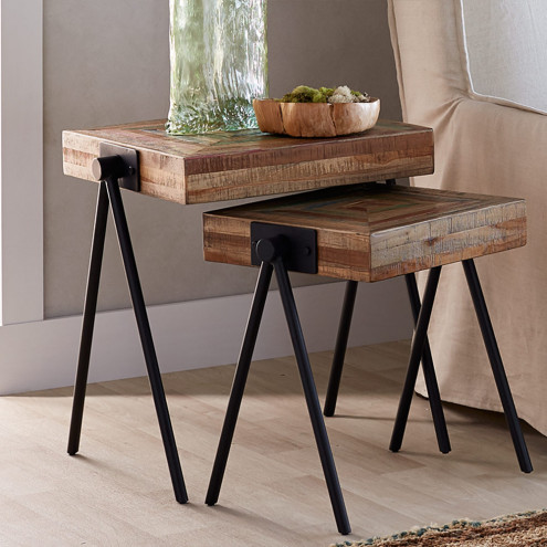 Colorful Wooden Nesting Tables - Home Décor | VivaTerra