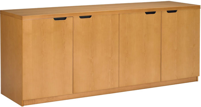 Office Credenza, 4 Door Office Cabinet - OfficePope.com