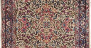 Ivory 102cm x 152cm Kerman Oriental Rug | Oriental Rugs | AU Rugs