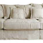 Oversized Sofa, Sand Linen - Traditional - Sofas - by Silver Coast