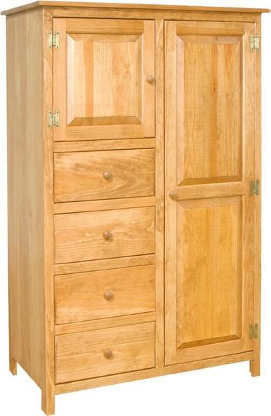 Pine Wardrobe Armoire from DutchCrafters Amish Furniture
