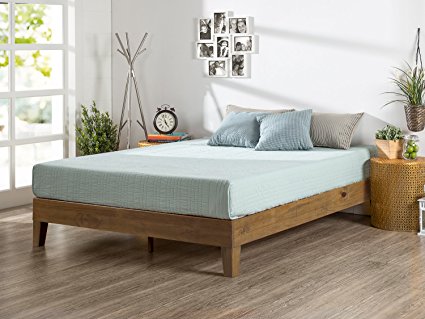 Amazon.com: Zinus Alexis 12 Inch Deluxe Wood Platform Bed / No Box