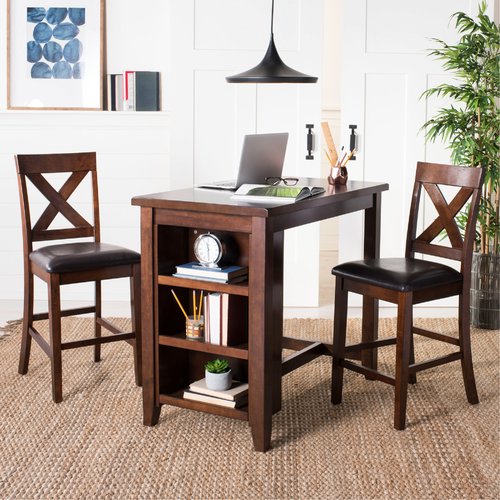 Darby Home Co Renwick 3 Piece Pub Table Set - Walmart.com