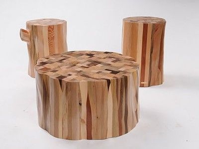 From Scrap To Stylish Stump: Recycled Timber Furniture By Ubico