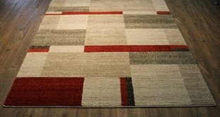 Area Rugs With Red And Beige | Wayfair