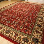 Amazon.com: Red Traditional Rugs Red 2x3 Persian Rug Red Area Rugs
