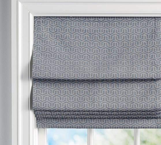 Jacquard Roman Shade | Pottery Barn