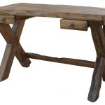 Harbow Live Edge Rustic Desk - Rustic - Desks And Hutches - by Fennec