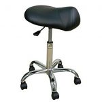 Amazon.com: Height Adjustable Professional Saddle Stool Color: Coal