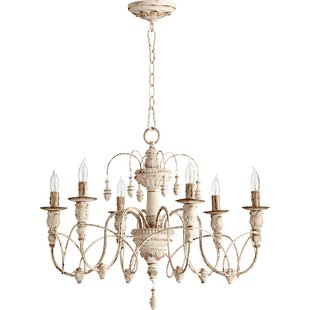 White Shabby Chic Chandelier | Wayfair