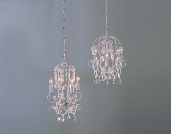 shabby chic chandeliers