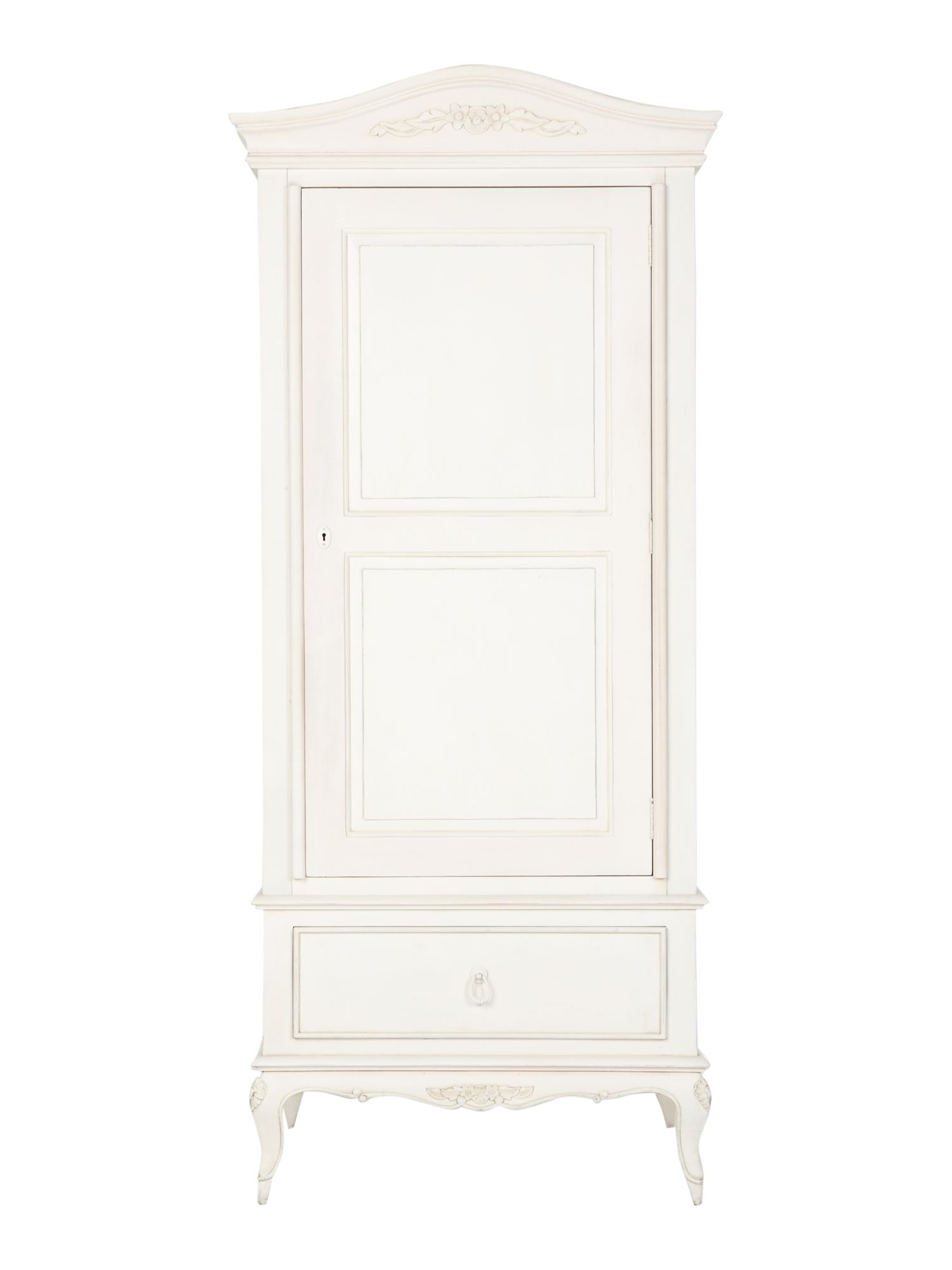 Shabby Chic Primrose Single Wardrobe With Drawer - House of Fraser