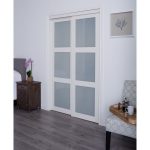 Erias Home Designs Track MDF Sliding Closet Door & Reviews | Wayfair