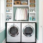 Beautifully Organized Small Laundry Rooms | Guest Bath | Laundry