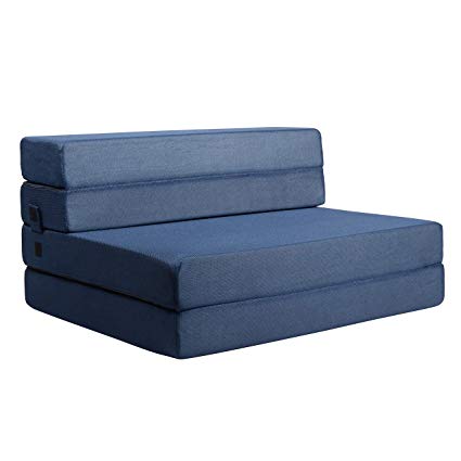 Amazon.com: Milliard Tri-Fold Foam Folding Mattress and Sofa Bed for