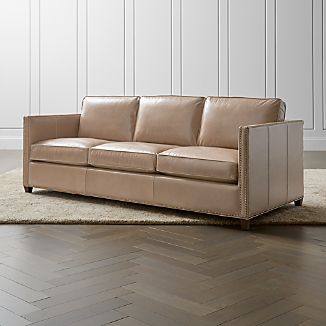 Leather Sofa Beds | Crate and Barrel