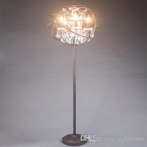 2019 Floor Lamp Crystal Standing Lamps For Living Room Crystal