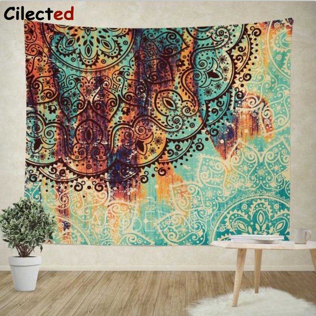 Cilected Bohemian Mandala Tapestry Wall Hanging Indian Wall Decor