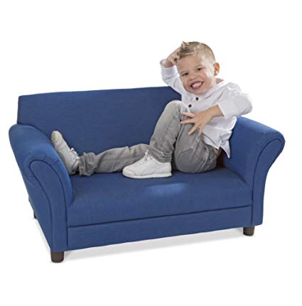 Amazon.com: Melissa & Doug Child's Sofa - Denim Children's Furniture