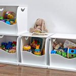 4 x Stacking Open Toy Storage Trunks: Amazon.co.uk: Kitchen & Home