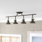 Beachcrest Home Dollinger 4-Light Fixed Track Lighting Kit & Reviews