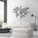 Amazon.com: Bekata Map of Life, Metal Wall Art, World Map and