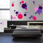 Cool Polka Dots Wall Art Design | Trendy Wall Designs