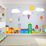 City Wall Decals, Wall Decals Nursery, Nursery Wall Decal, Kids Wall