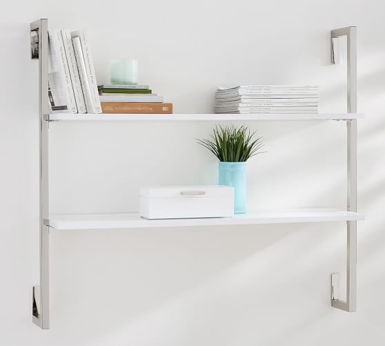 Olivia Wall Mounted Shelves - 2 Tier | Pottery Barn