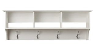 Entryway Shelf With Hooks | Wayfair