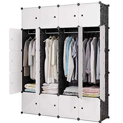 Amazon.com: KOUSI Portable Closet Wardrobe Closets Clothes Wardrobe