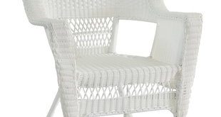 Indoor White Wicker Chairs | Wayfair