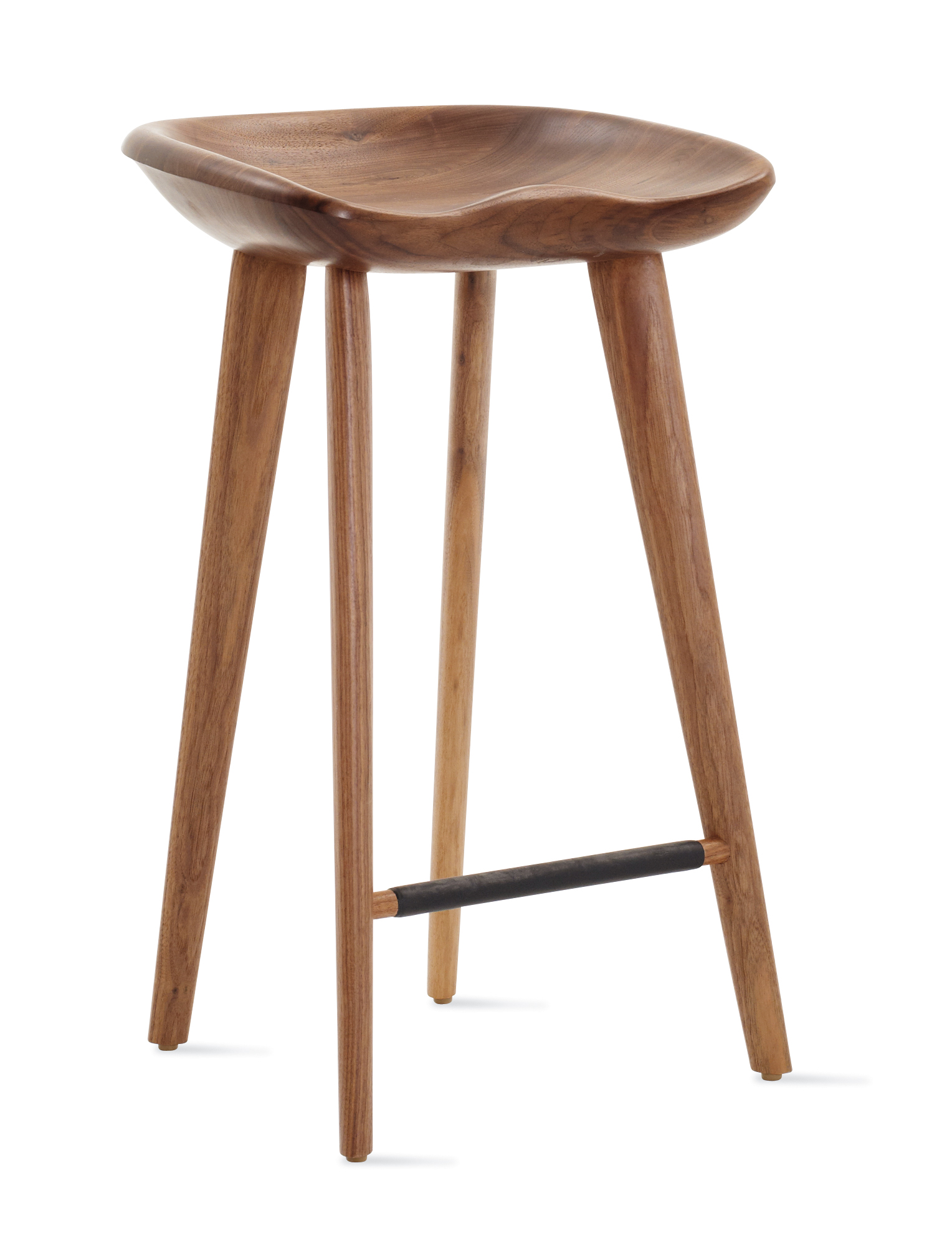 Tractor Stool - Rustic / Folk Mid-Century Modern Barstools & Counter