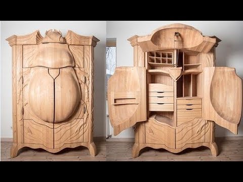? Crazy Wooden Furniture. ? 50 Design Ideas! - YouTube