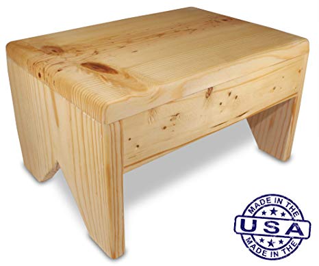 Amazon.com: cutestepstools 8 Inch Solid Wood Step Stool: Kitchen