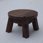 Amazon.com: Solid black walnut step stool, farmhouse foot stool