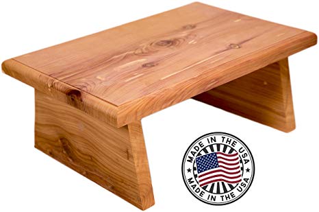 Amazon.com: New Strong Wooden Small Wood Step Stool Made in USA