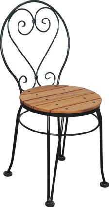 French Bistro Chairs | Wrought Iron Chairs | Kitchen Chairs