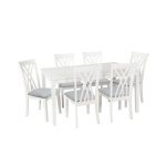 Powell Company Peterson 7-Piece Dining Set-HD1144D19 - The Home Dep