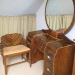 Late 1920's Art Deco Bedroom Vanity in excellent condition $600.00 .