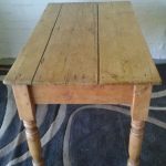 Old farmhouse antique pine kitchen table hall table cottage .