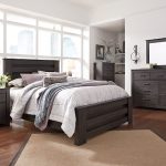 Brinxton Queen Panel Bed with Dresser Mirror and Nightstand .