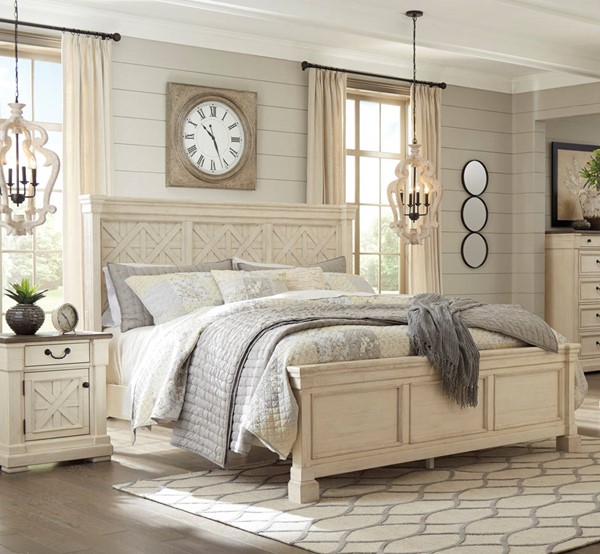 Ashley Furniture Bolanburg White 2pc Bedroom Set With Queen Bed .