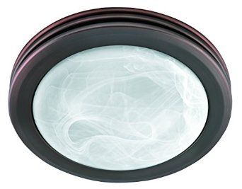 Hunter 90058 Bathroom Fan & Light Imperial Bronze Saturn .