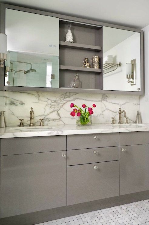 Gray Bathroom - Contemporary - bathroom - Buchman Photo | Bathroom .