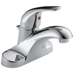 Delta Foundations Chrome 1-handle 4-in Centerset WaterSense .