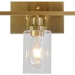 3 Lights MELUCEE Sconces Wall Lighting Brass Contemporary Bathroom .