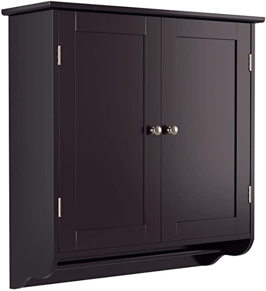 Amazon.com: HOMFA Bathroom Wall Cabinet, Over The Toilet Space .