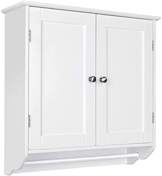 Amazon.com: Homfa Bathroom Wall Cabinet, Over The Toilet Space .